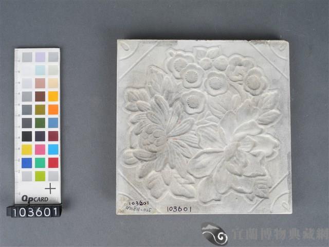 彩繪花卉紋磁磚藏品圖，第2張