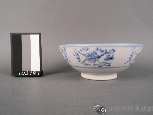 青花花卉紋碗藏品圖，第2張