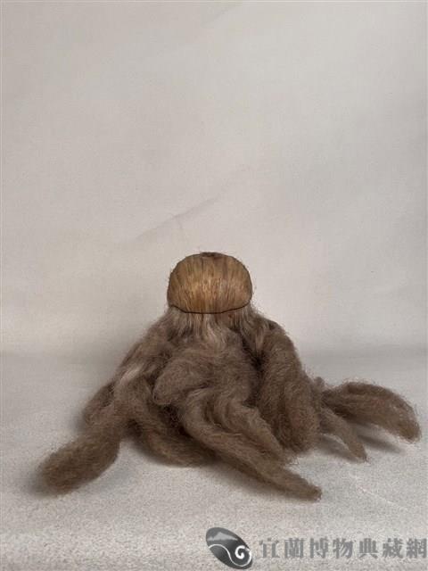 布袋戲偶頭 （怪頭）藏品圖，第2張