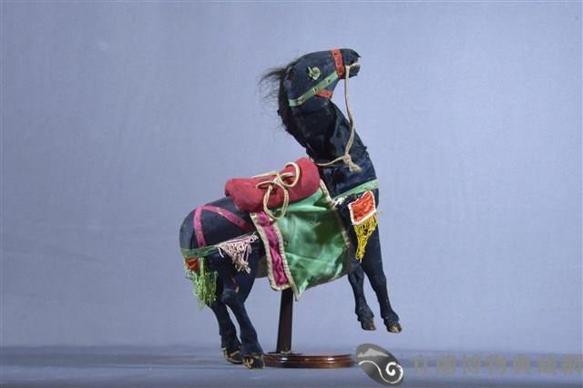 布袋戲偶（黑馬）藏品圖，第2張