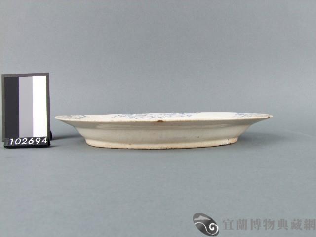 青花花卉紋盤藏品圖，第2張