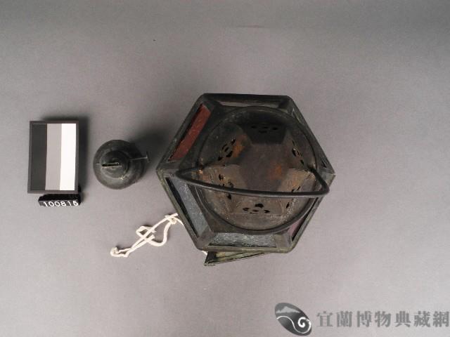 六角玻璃燈藏品圖，第2張