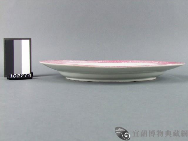 金紅釉雙魚紋盤藏品圖，第2張