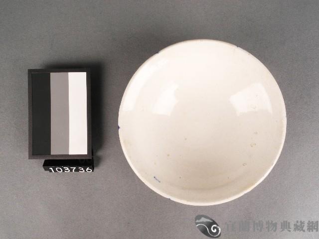 藍綠彩線紋碗藏品圖，第2張