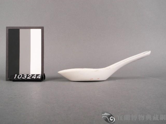 紅綠彩宮燈紋湯匙藏品圖，第2張