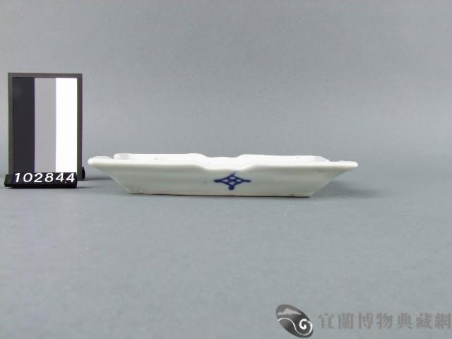 金釉綠彩松鶴紋碟藏品圖，第2張