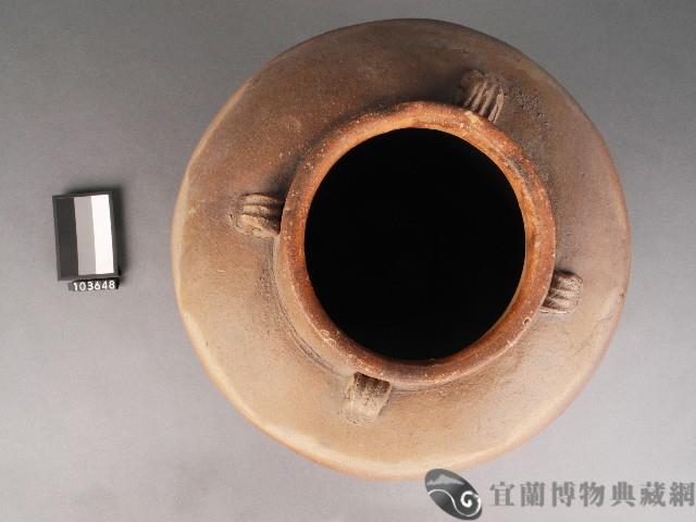 褐釉四耳甕藏品圖，第2張