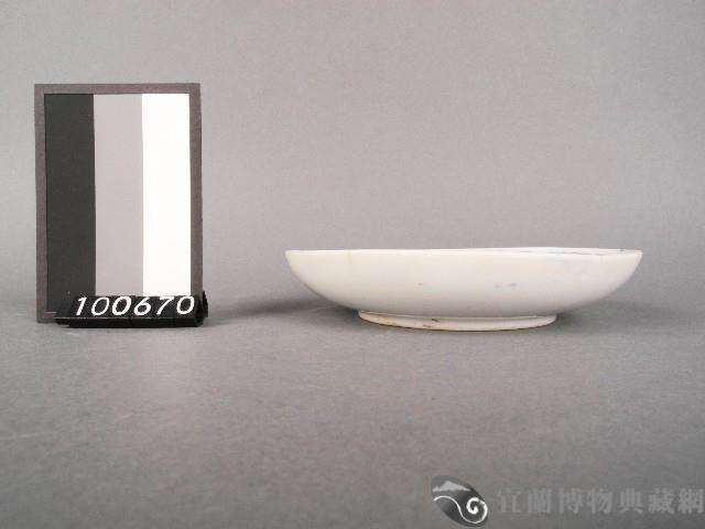 藍釉印花花卉紋盤藏品圖，第2張