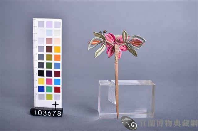 纏花竹髮簪藏品圖，第2張