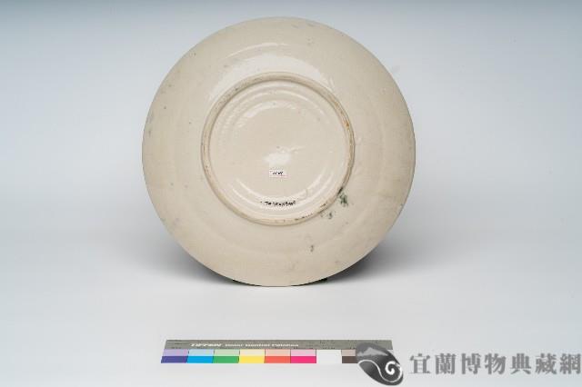 鶯歌手繪鶴紋盤藏品圖，第2張