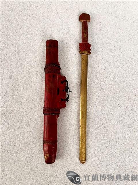 傀儡切末（劍含鞘）藏品圖，第2張