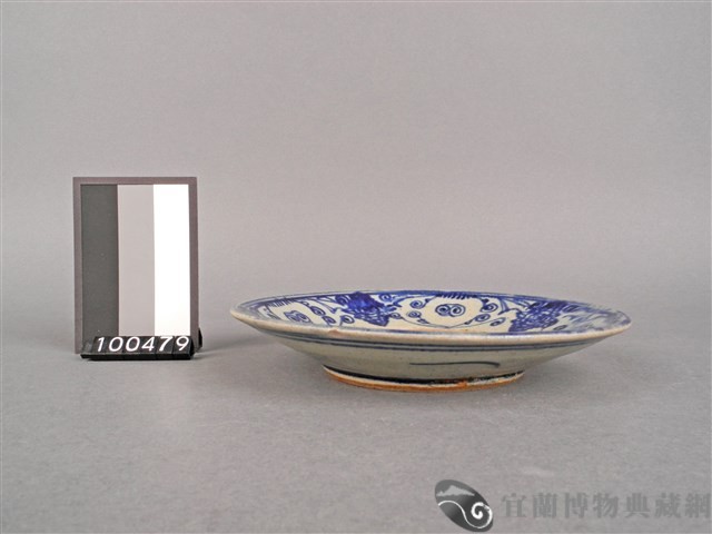 青花菊花盤藏品圖，第2張