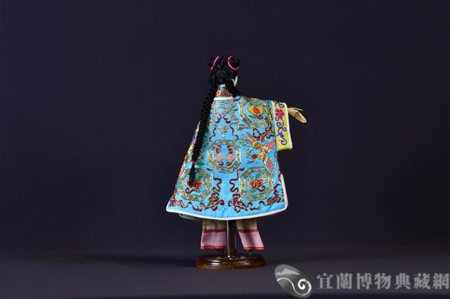 布袋戲偶（雙髻旦）藏品圖，第2張