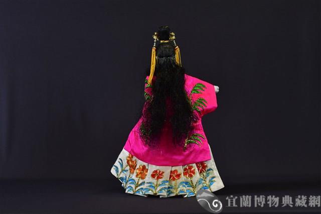 布袋戲偶(花旦)藏品圖，第2張