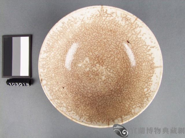 黃金釉壽桃囍字碗藏品圖，第2張