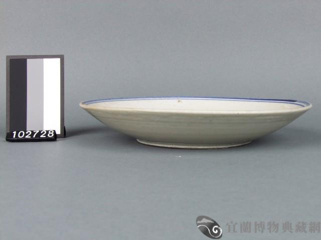 青花線紋盤藏品圖，第2張