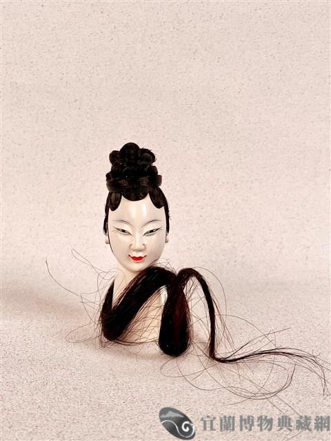 布袋偶頭（花旦）藏品圖，第2張