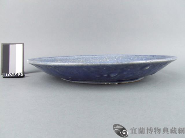 青花雙鳳囍字盤藏品圖，第2張