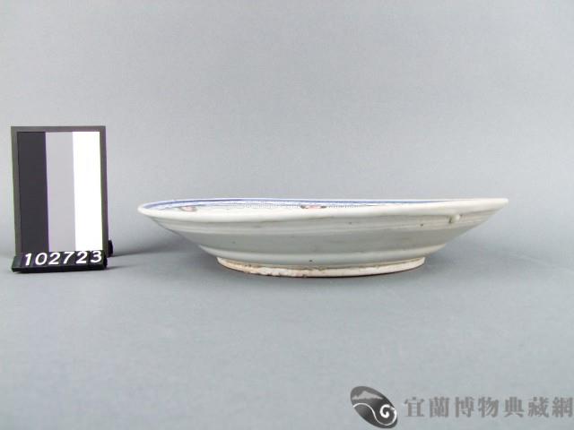 彩繪團花盤藏品圖，第2張