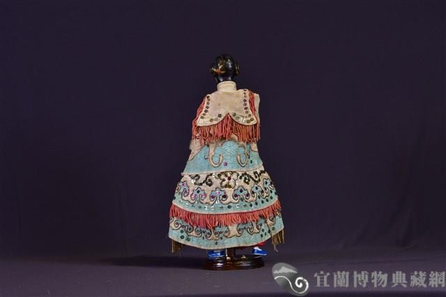 布袋戲偶（雙髻旦）藏品圖，第2張