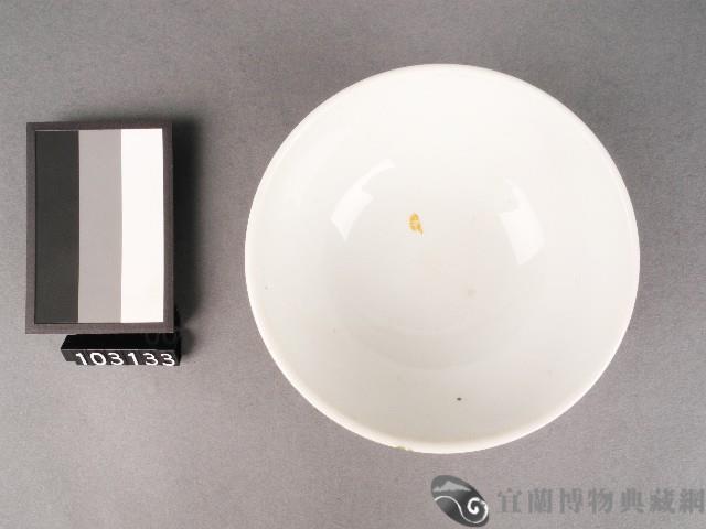 黃金釉彩繪花卉鶴紋碗藏品圖，第2張