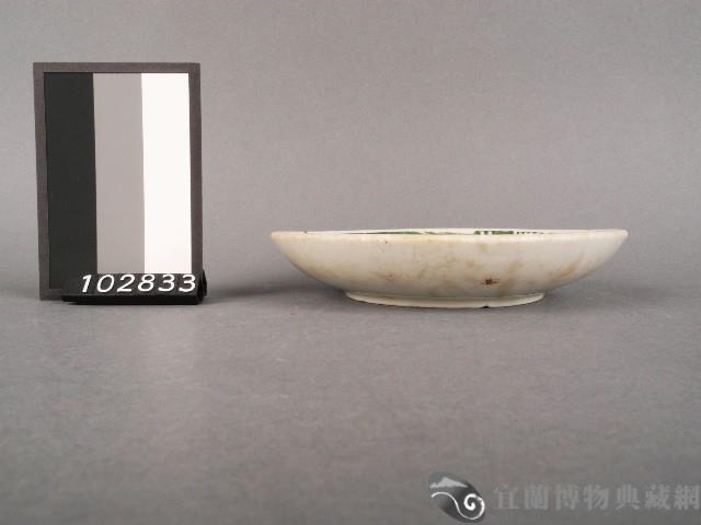 綠釉花卉紋碟藏品圖，第2張
