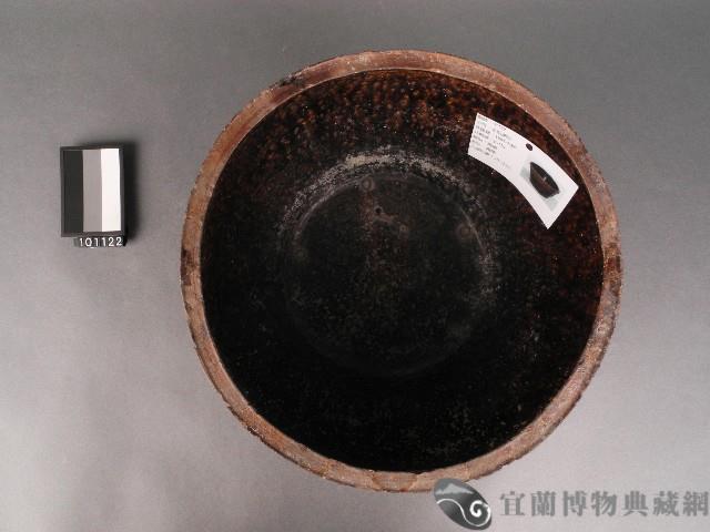 赤釉粥缸藏品圖，第2張