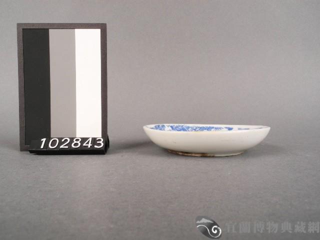 青花花卉紋碟藏品圖，第2張