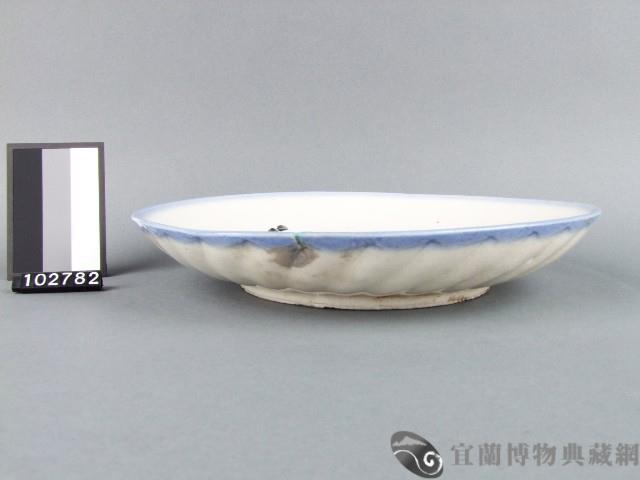 彩繪山水紋盤藏品圖，第2張