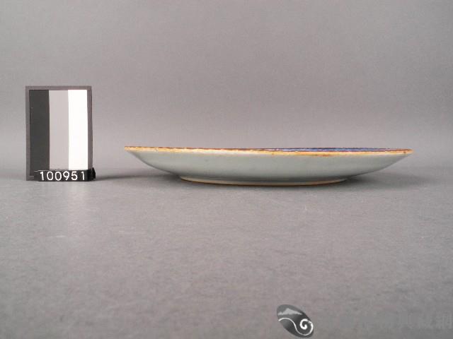 青花印花鳳紋盤藏品圖，第2張