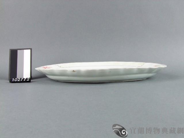 紅彩花卉紋盤藏品圖，第2張