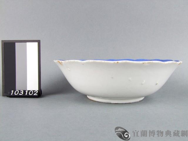 藍綠彩花卉紋碗藏品圖，第2張