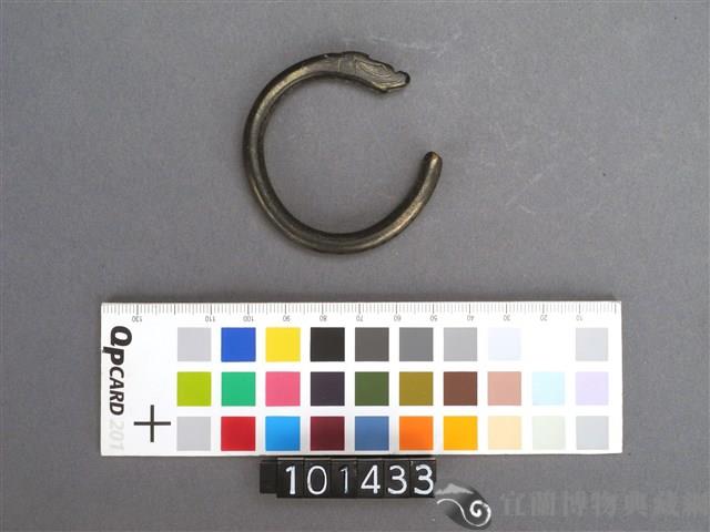 宋仿紅山玉龍銅鉤藏品圖，第2張