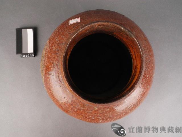 褐釉長頸壺藏品圖，第2張