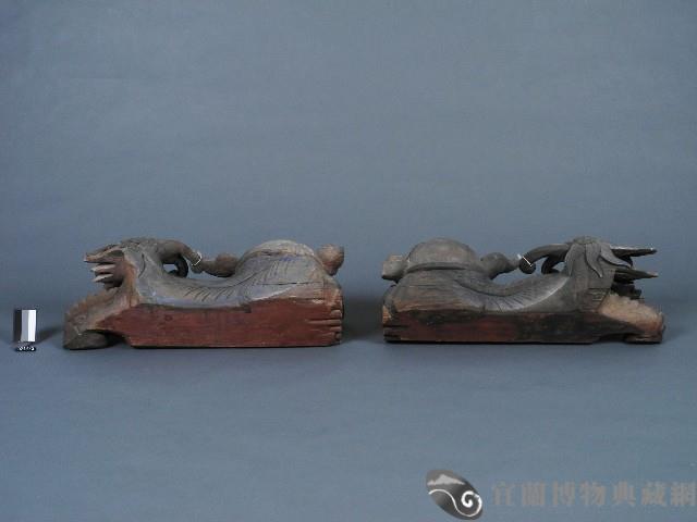 彩色木雕獅藏品圖，第2張