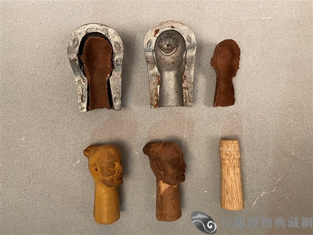 布袋偶頭製作過程組藏品圖，第1張