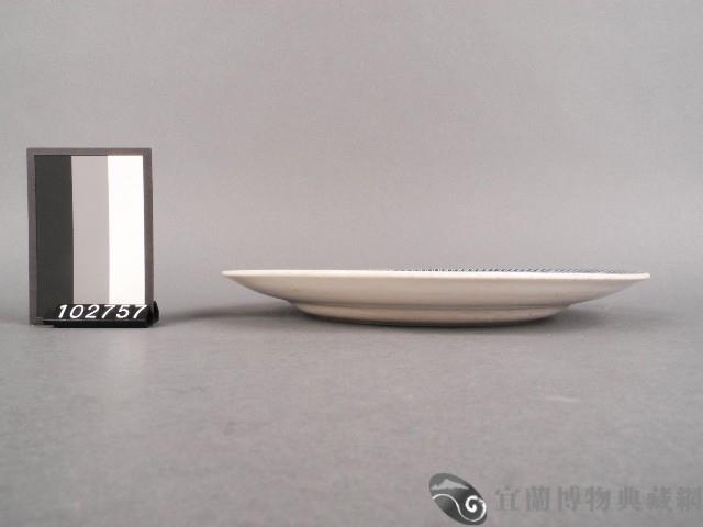 青花幾何紋盤藏品圖，第2張