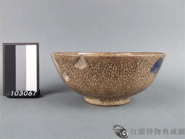 青花紅彩花卉紋碗藏品圖，第2張