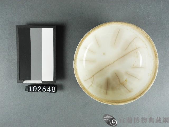 橙藍彩葉紋杯藏品圖，第2張