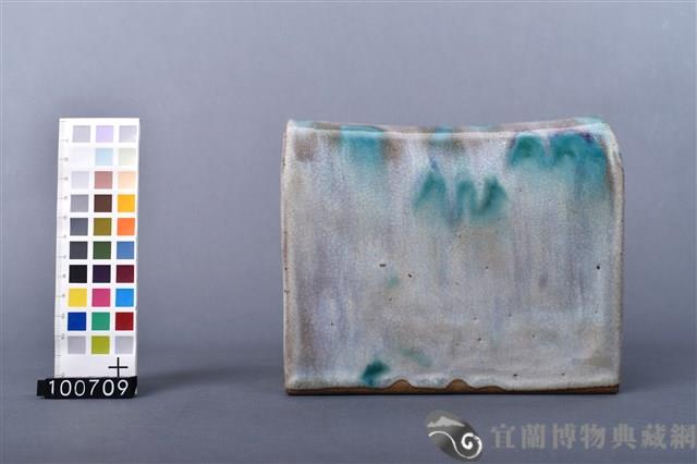 綠釉斑點紋枕頭藏品圖，第6張