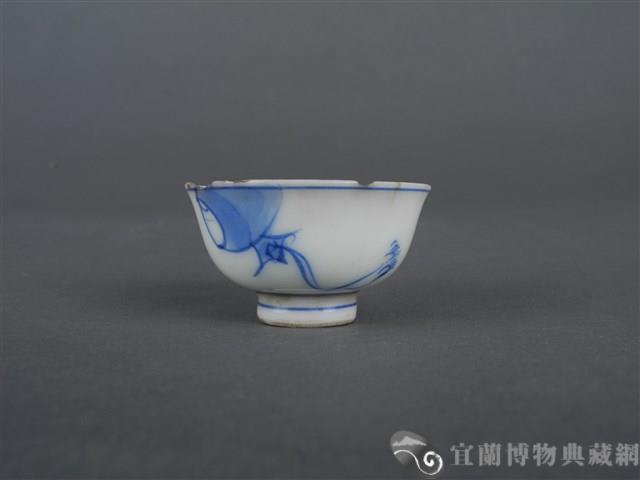 青花扇紋杯藏品圖，第6張