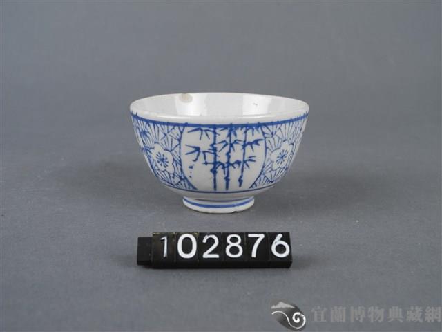 青花梅蘭竹三友杯藏品圖，第6張