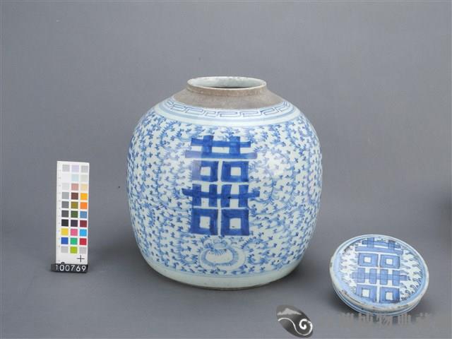 青花囍字罐藏品圖，第6張