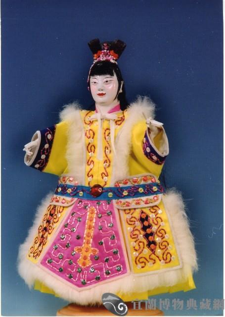 布袋戲偶（武旦）藏品圖，第1張