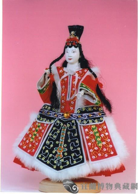 布袋戲偶（武旦）藏品圖，第1張