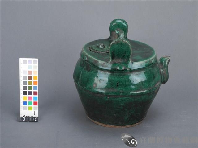 綠釉雙耳茶壺藏品圖，第4張