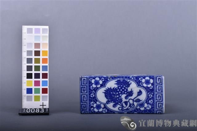 青花印花獅紋枕藏品圖，第5張