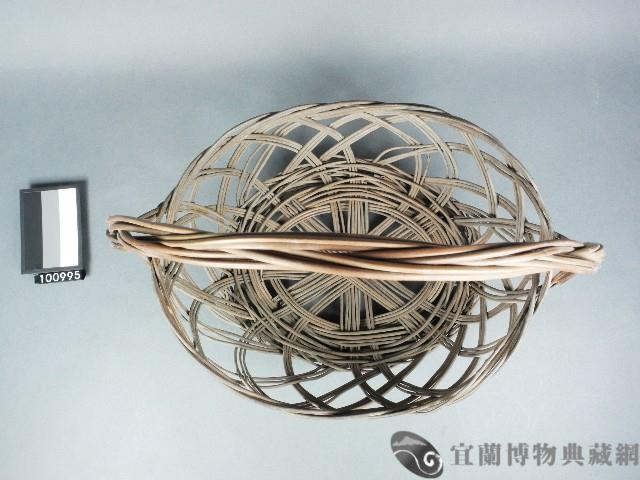 芒枝編提籃藏品圖，第2張