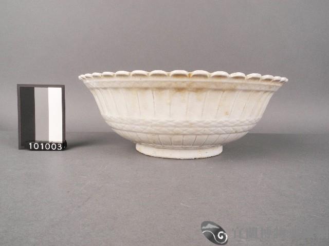 彩繪椰樹紋碗藏品圖，第2張