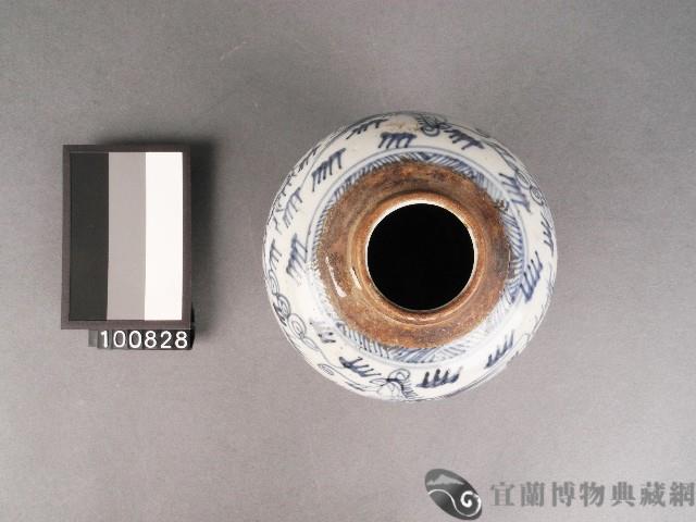 青花鳳紋罐藏品圖，第2張